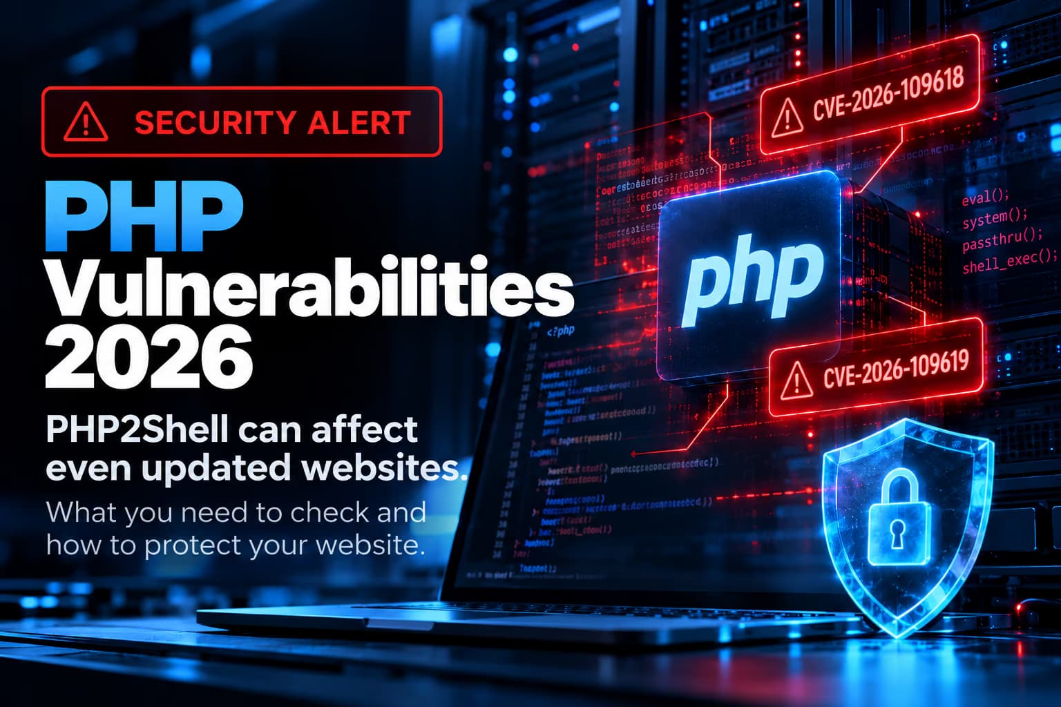 Vulnerabilități PHP 2026: PHP2Shell poate compromite și un site actualizat?