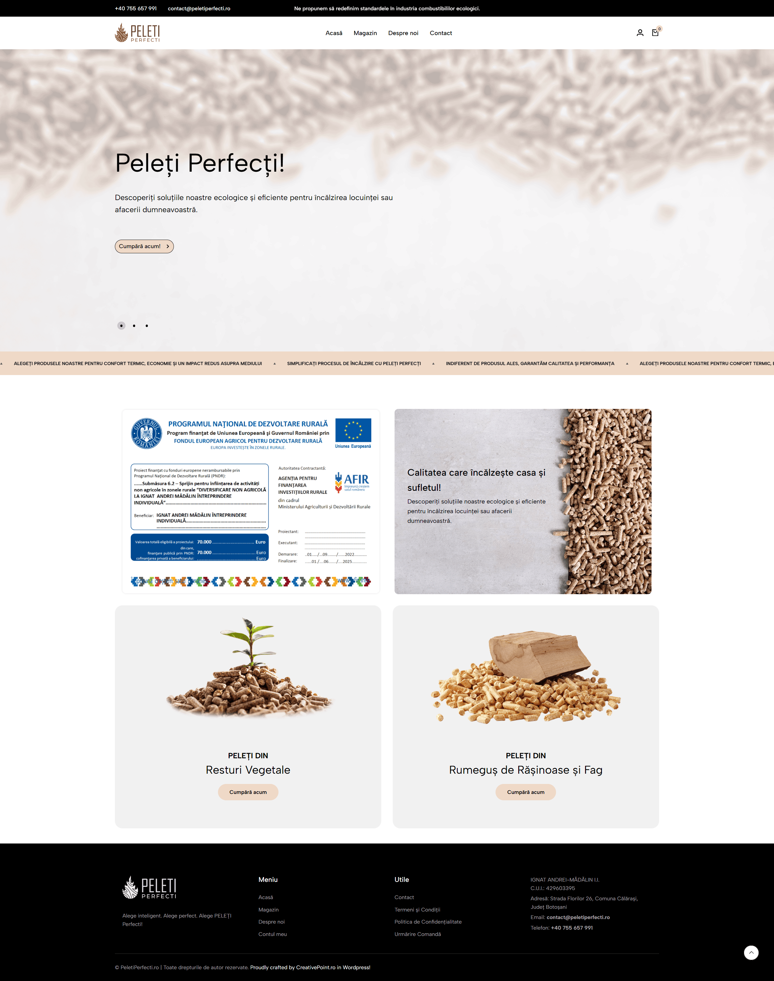 Peleti Perfecti — Desktop