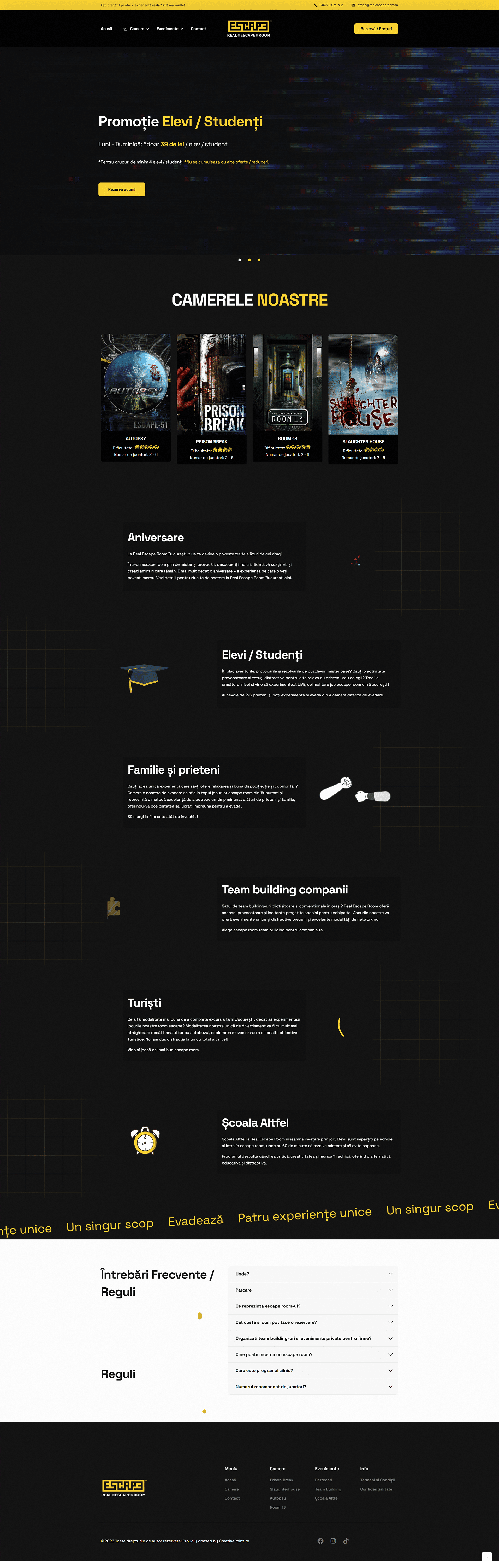 Real Escape Room — Desktop