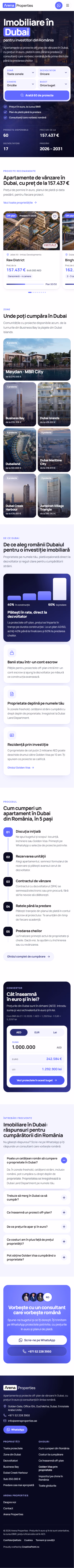 Imobiliare in Dubai — Mobile
